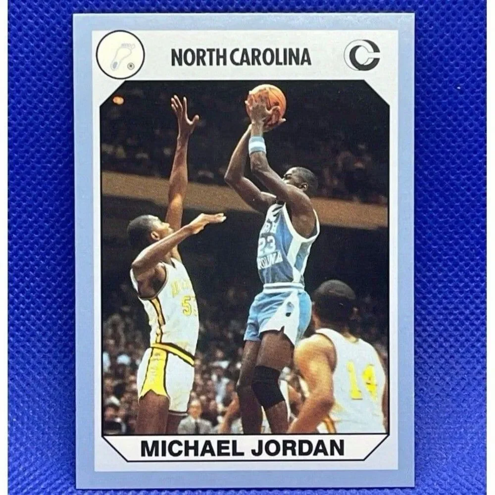 Michael Jordan Card 1990 Collegiate Collection North Carolina #44. Very Nice!